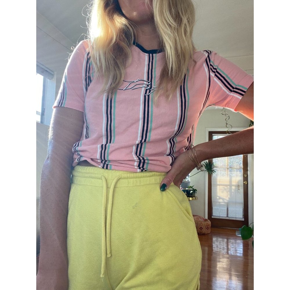 Pink Striped Tshirt
